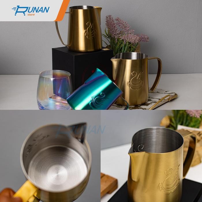 Milk Jug Sharp Spout 600ml NOT Jibbi Jug - Milk Jug Latte Art Barista