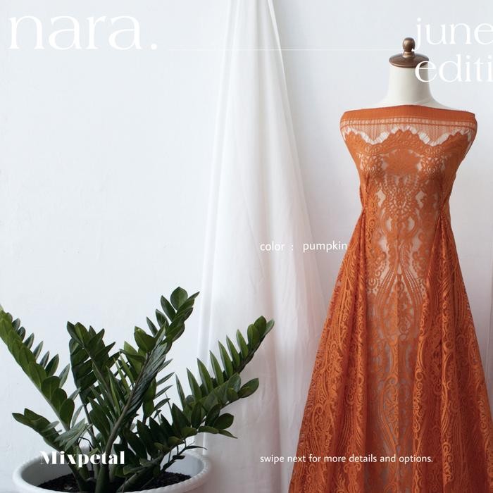 ASLI BAKAL KAIN KEBAYA SEMI ITALY NARA READY STOCK