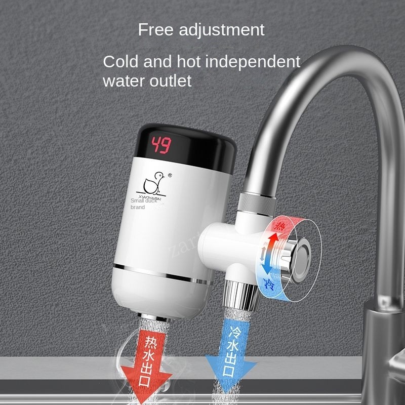 Electric Water Heater Tap Instant Hot Water Faucet Heater Cold Heating Faucet Tankless Instantaneous