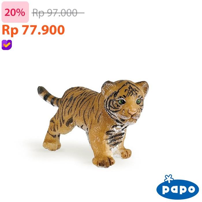 PAPO 50021 - TIGER CUB - ANIMAL FIGURE KODE 103