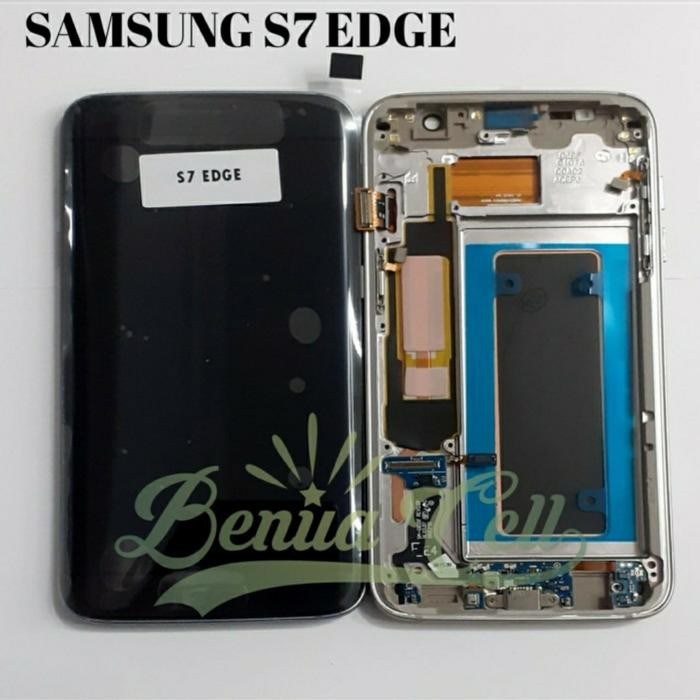 lcd samsung s7 edge + frame 9535 samsung s6 edge G925 original