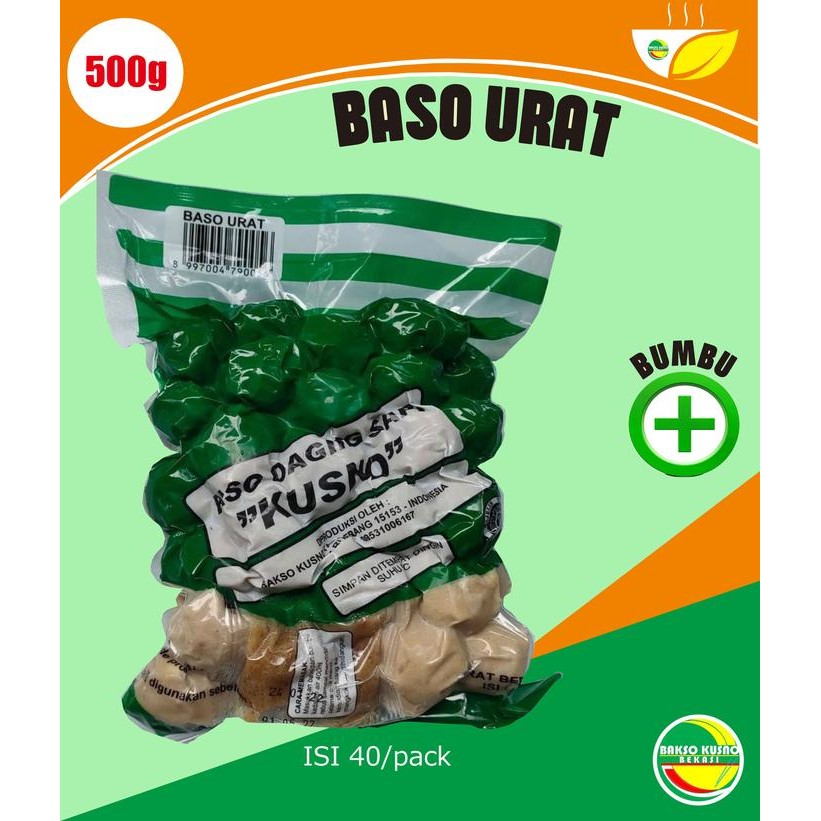 Eat77- Bakso Daging Sapi Kusno Baso Sapi Urat 500Gr Isi 40
