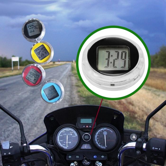 TERLARIS Aksess Dekorasi Motor Jam Digital Tempel N Beat PCX Vixion READY STOCK