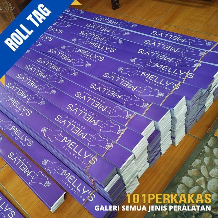 [ Harga 10.000 Pcs ] Polos Putih Ban Kain/Band Kain/Pita Kain/Paperband/Label Kain / Roll Tag