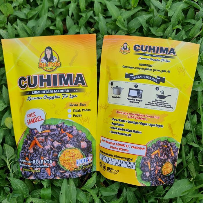 Cuhima 250Gr (Cumi Hitam) Free Sambel