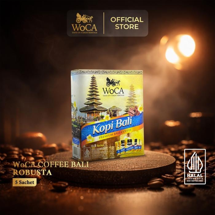 woca Kopi Bali Bubuk Robusta isi 5 sachets