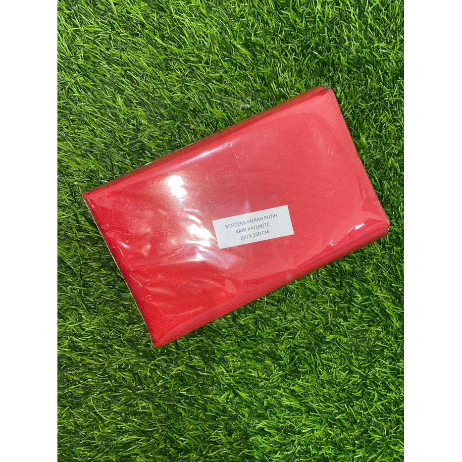 Bendera Kain Katun Tetoron (TC) 150 x 100 cm Bendera Indonesia merah putih