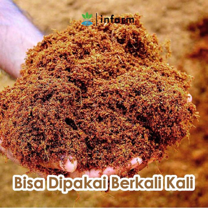 TERMURAH INFARM - Cocopeat media tanam - Serabut kelapa halus Cocopeat Super Halus Cocopeat Serbuk