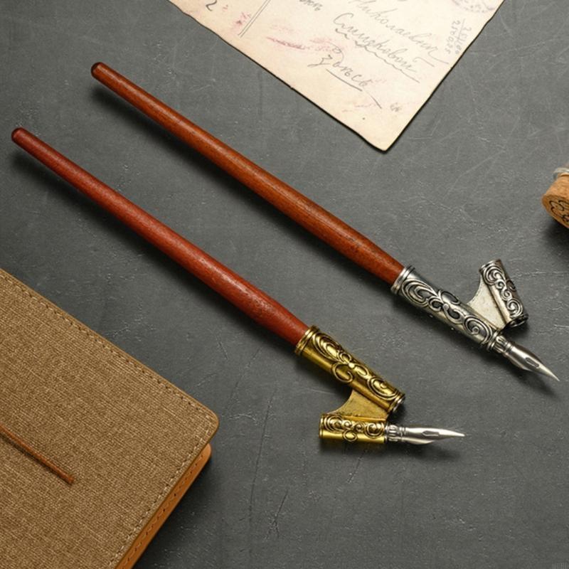 Dip Pen Holder English Oblique Calligraphy Copperplate Gothic Nib Script Pen