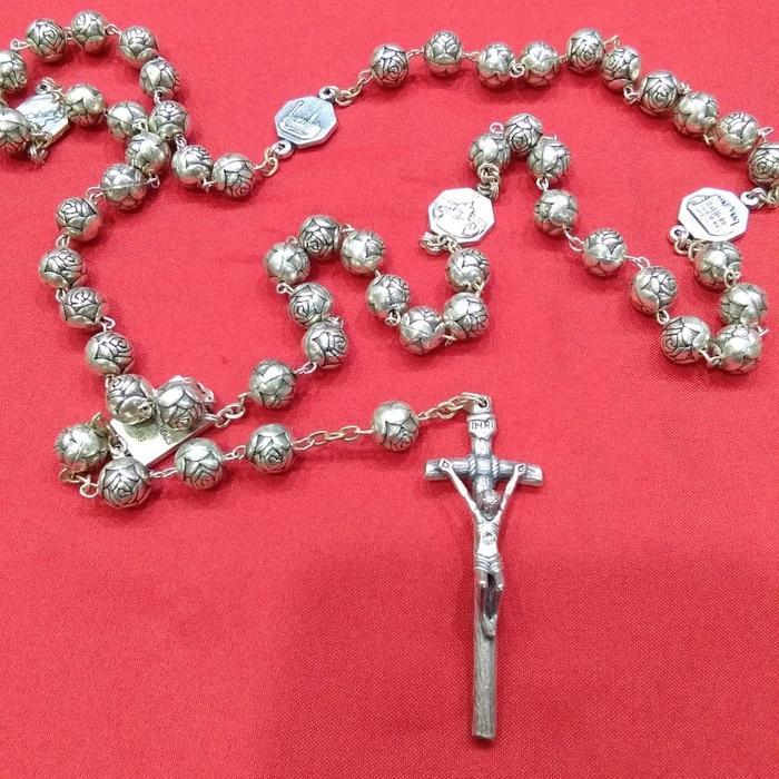 TERLARIS kalung rosario / rosario titanium / rosario nikel / rosario / souvenir READY