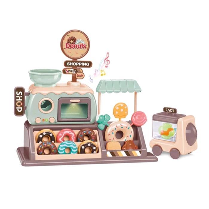 PROMO Mainan Anak Pretend Play Toko Donut - DONUTS SHOP Plastik Buah - Toys BE5T QUALITY