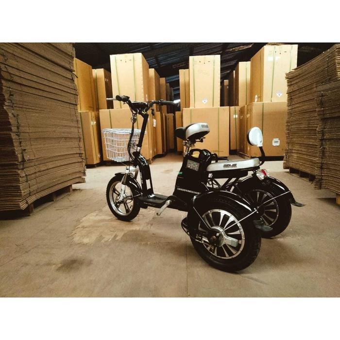S114- Sepeda Listrik Beroda 3 / Moped Listrik Beroda 3
