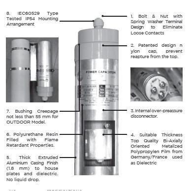 Elco Capacitor 3P 5 Kvar 415V Vac/Elco Cap 5 Kvar/Mkpc 5 Kvar