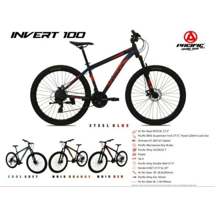 [Gojek/Grab] Sepeda MTB 26 Pacific Invert 100