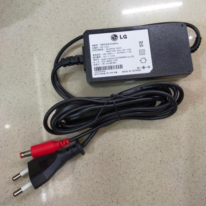 NEW adaptor 12v 3a ukuran 2.1*5.5mm