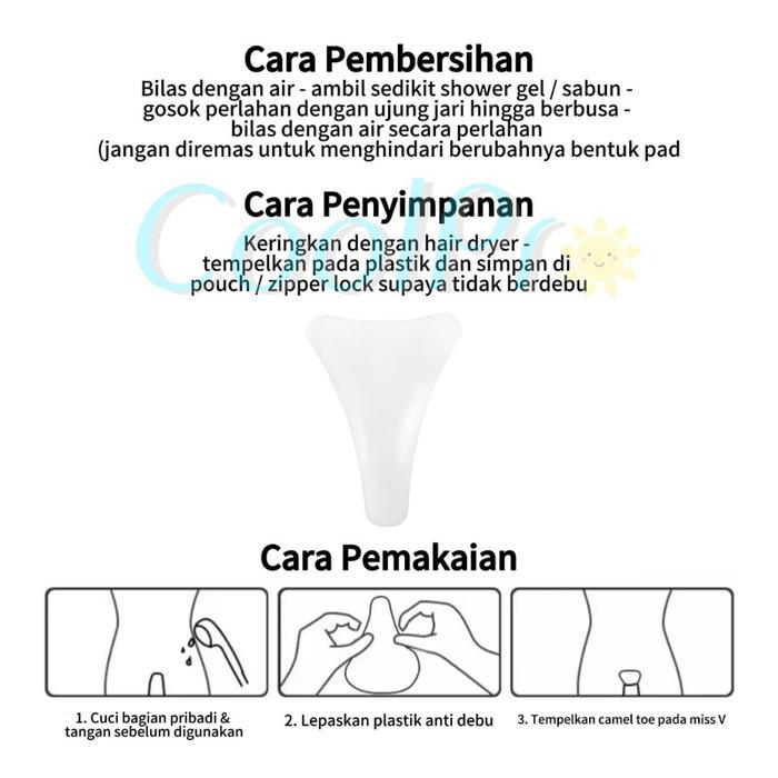 COOLPRO Camel Toe Concealer Pad Silicon Pelindung Garis Kipatan MissV Bantalan Pelindung Under Wear
