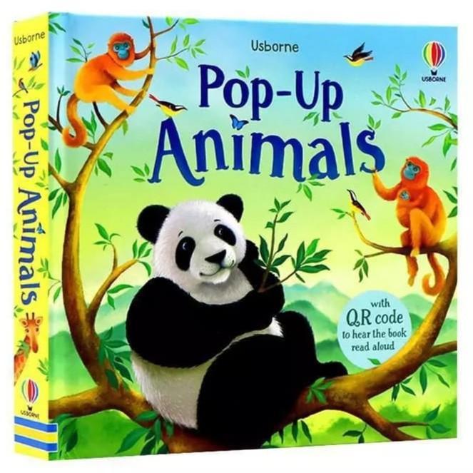 Pop Up Animals Pop-Up Book Buku Pengenalan Hewan Buku Cerita Anak 3 Dimensi Terlaris
