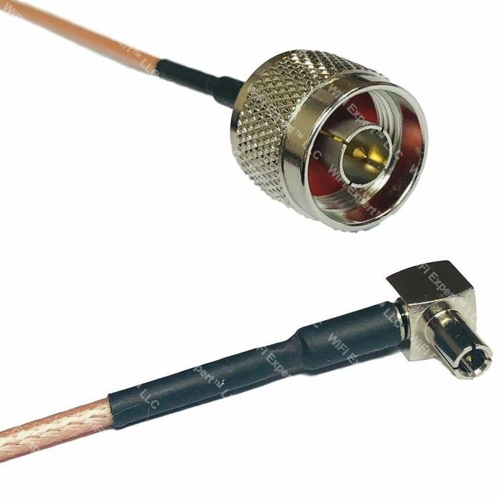 KABEL PIGTAIL RG316 N MALE KE TS9 MALE IMPEDANSI 50OHM