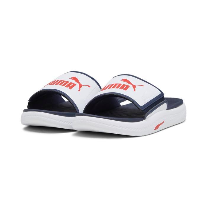 Puma Sandal Pria Softride PUMA White-For All Time Red-PUMA Navy