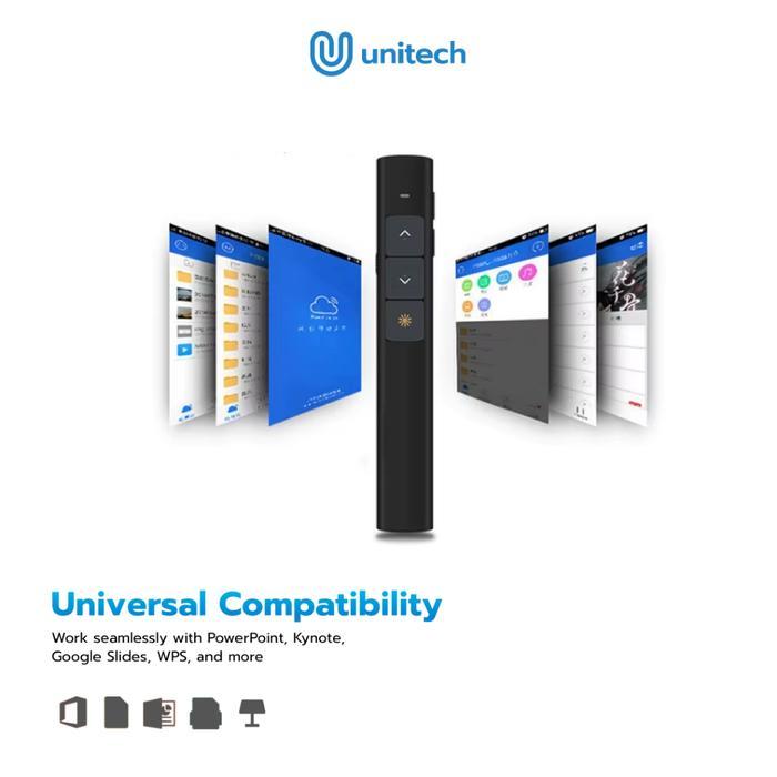 Unitech Laser Pointer Wireless Alat Presentasi Pen 50M Kontrol Terlaris