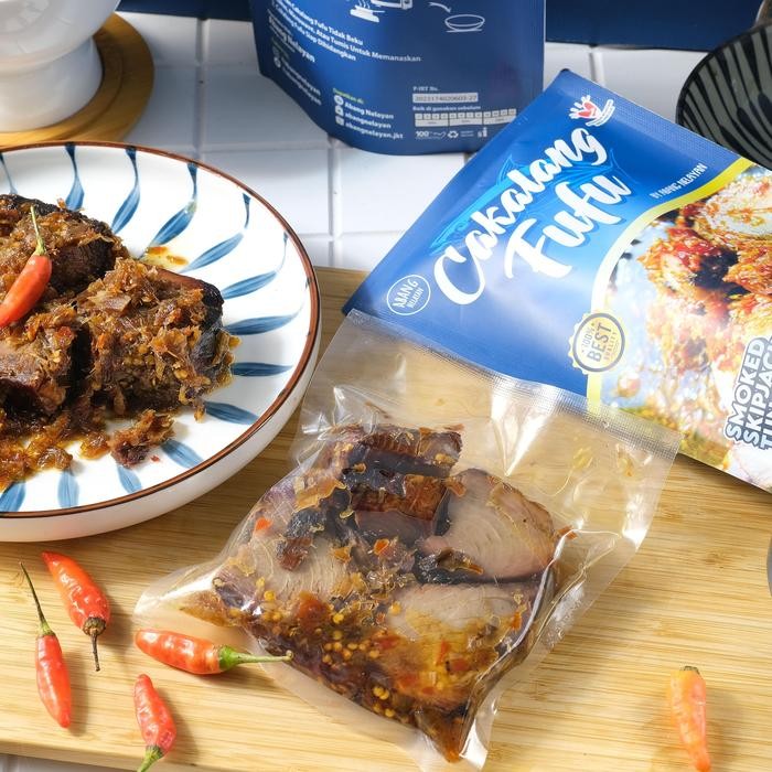 

Mamiseler45 - Cakalang Asap Fufu Rica Abang 2 Pouch - Makanan Instan Siap Saji Seafood
