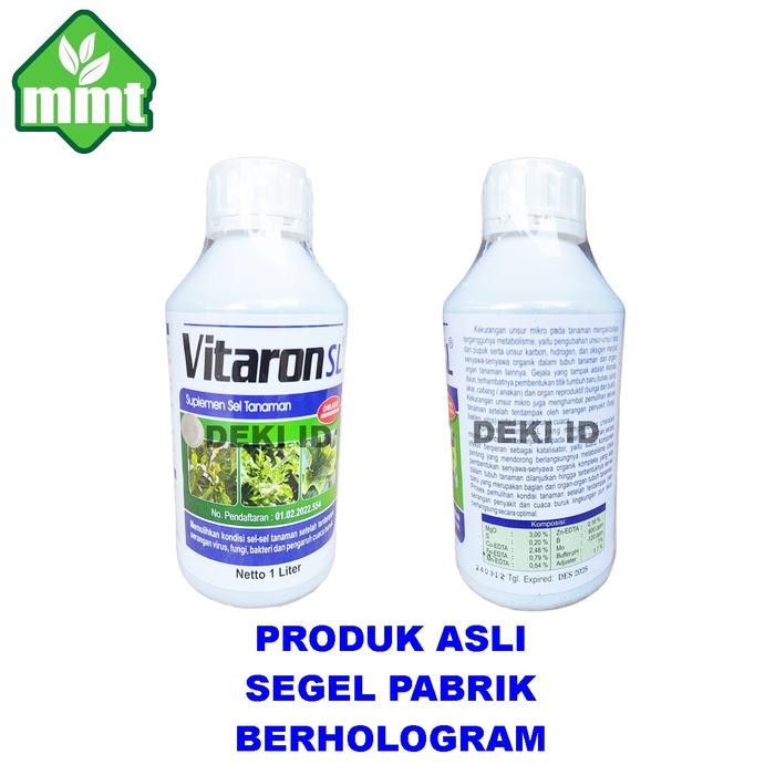 

Promo Vitaron Sl 1 Liter Memperbarui Sel Tanaman Pupuk Cair Nutrisi Buah Bunga Sayur Hias Sale
