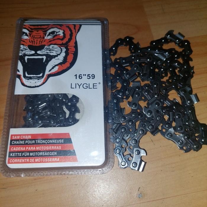 Mata Rantai Adaptor Chainsaw 59T Rantai Cadangan Adapter Chainsaw 16"