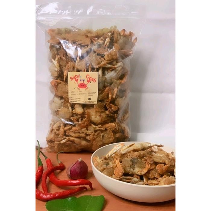 

BABY CRAB CRISPY 1KG MAKANAN RINGAN KERIPIK RAJUNGAN
