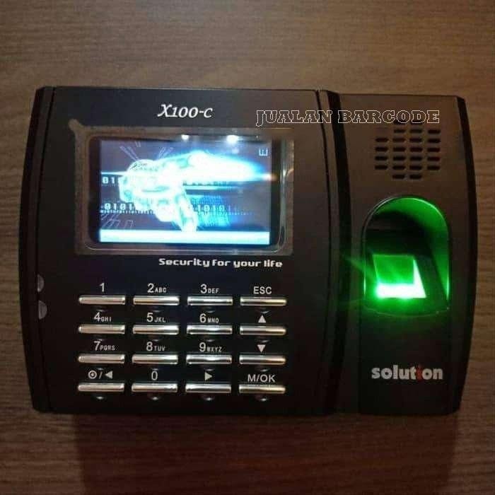 Bagus Solution X100C Mesin Absensi Finger Print Mesin Absensi X100 C Terlariss 