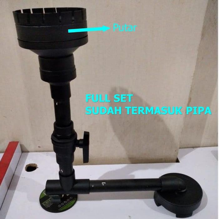 SKIMER PUTAR KOLAM IKAN KOI PAKET FULL SET SKIMMER DAN VACUM DRAIN