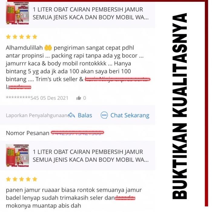 pembersih jamur kaca mobil dan body mobil Mr Poank Ampuh