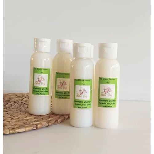 

WASHABLE GLUE FOR CERAMIC, IRON, GLASS, PLASTIC