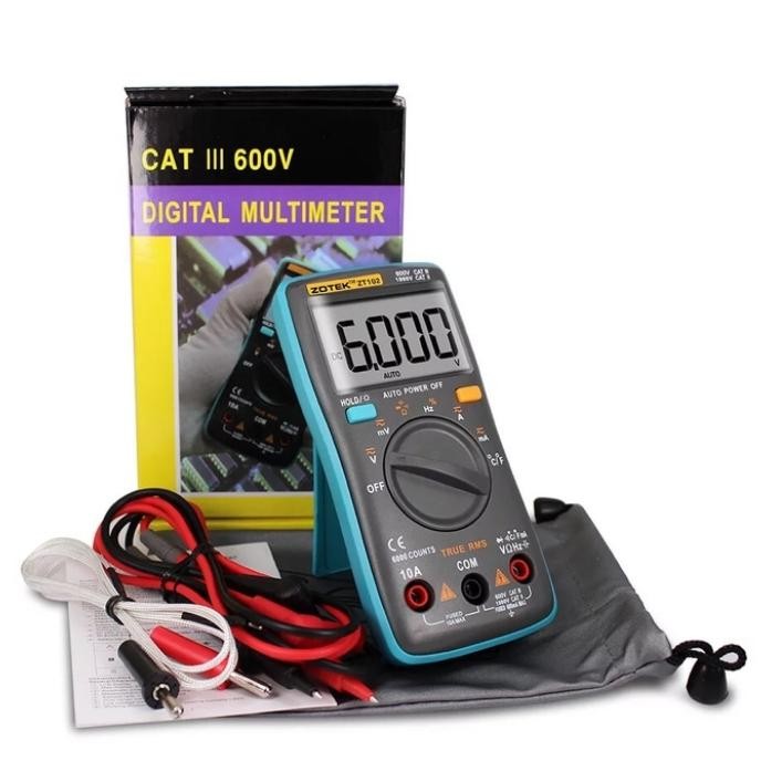 Multimeter Avometer Zotek Zt102 Digital Multimeter With Batery