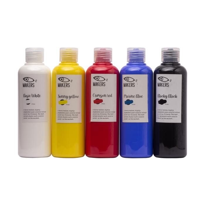 

Pilihan- Paket Cat Lukis Akrilik 250Ml 5 Warna