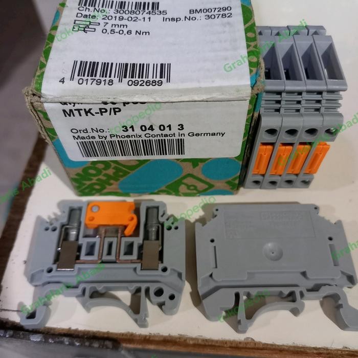

Pilihan- Mtk P/P Phoenix Contact 3104013 Knife Terminal 2,5Mm