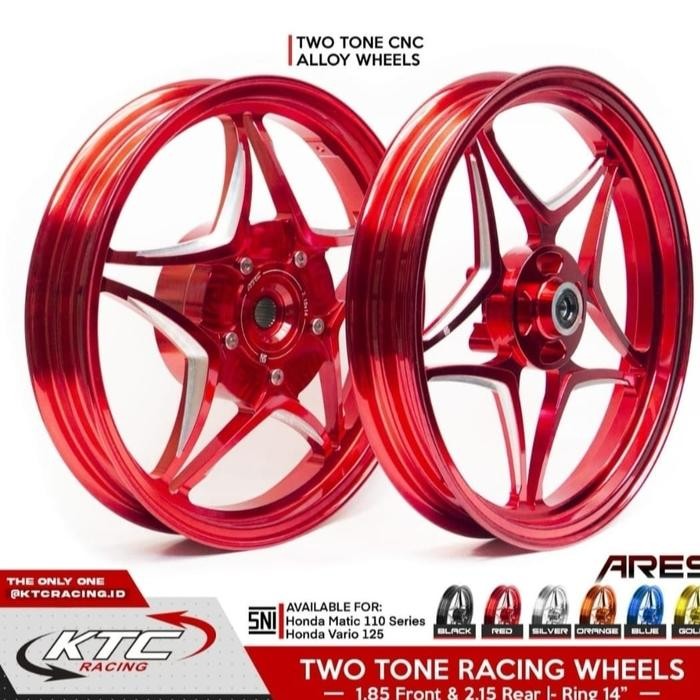 VelgRacingKtc AresBintangMioM3/Mio125/MioZUk185-215-14