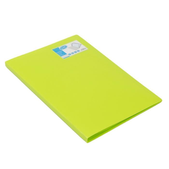

Bantex Display Book 20 Pockets Folio Lime 3183 65