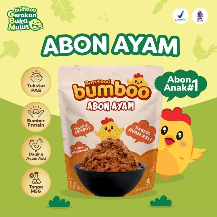 

Pilihan- Bumboo Abon Ayam - Tekstur Lembut Mpasi Si Kecil - Sumber Protein - Tanpa Msg - Tanpa
