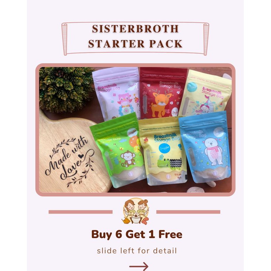 

Pilihan- Sisterbroth Starter Pack.. Buy 6 Get 1 For Free..