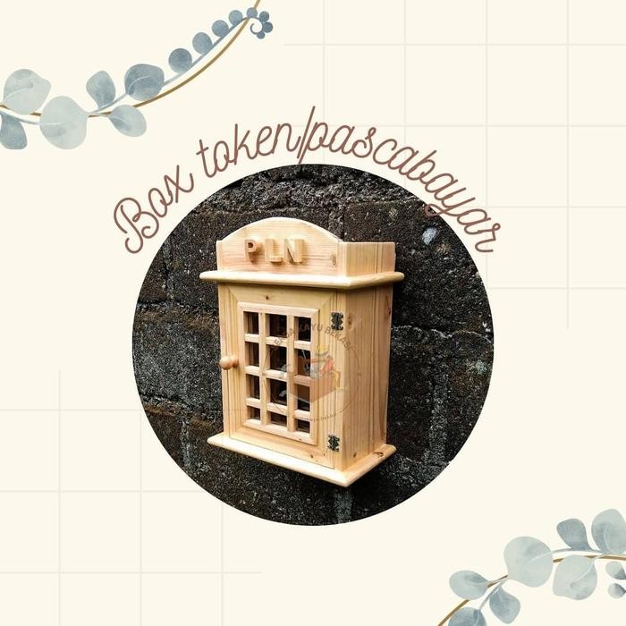 Box Token Listrik / KWh / Box Pasca bayar / Box Meteran Listrik Kayu
