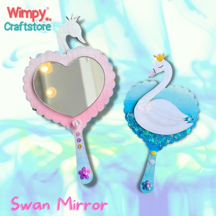 NEW PRODUK WIMPY CRAFT KIT DIY MIRROR ART KIT KADO KERAJINAN TANGAN PAINTING SET MAWAR-89