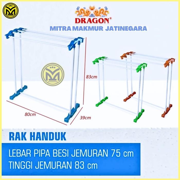 Lion Star House - Jemuran Handuk Dragon Jemuran Towl Pengering Handuk Standing Towel Rack Rak Handuk