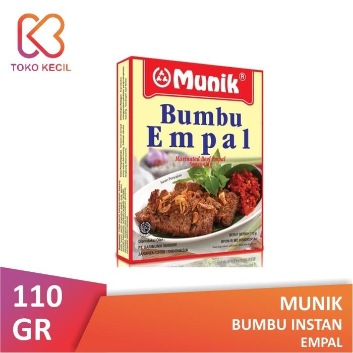 

Stok Baru Munik Bumbu Empal 110gr