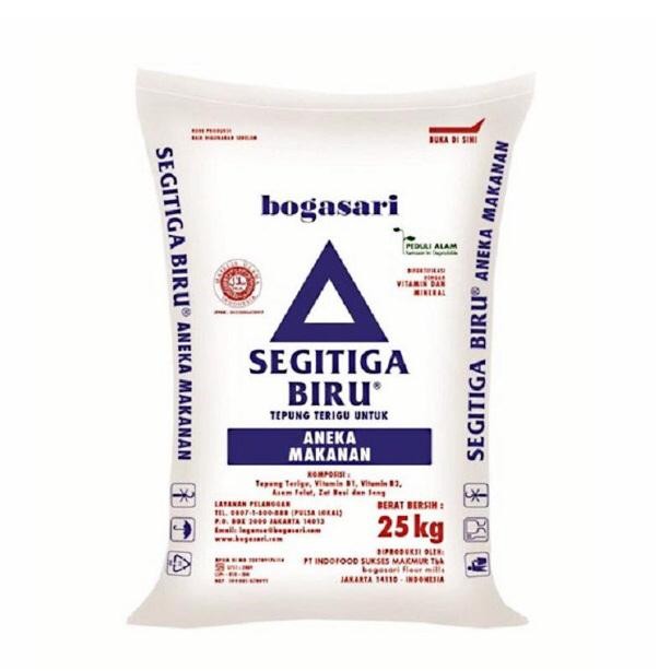 

Pilihan- Tepung Terigu Segitiga Biru 25 Kg
