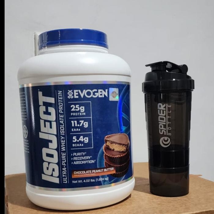 EVOGEN ISOJECT 100%whey protein isolate 4lbs 2kg