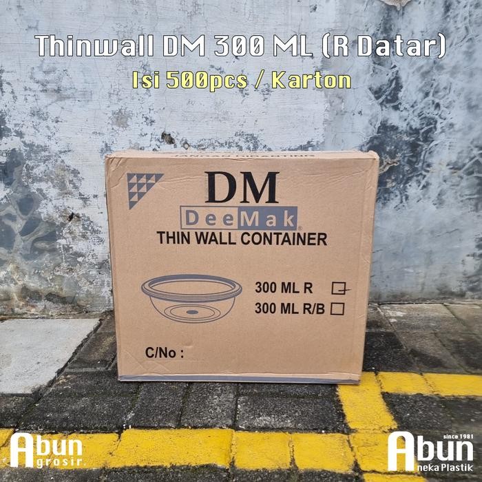 

Grosir! Thinwall Round 300 ML R (Flat) Isi 500pcs