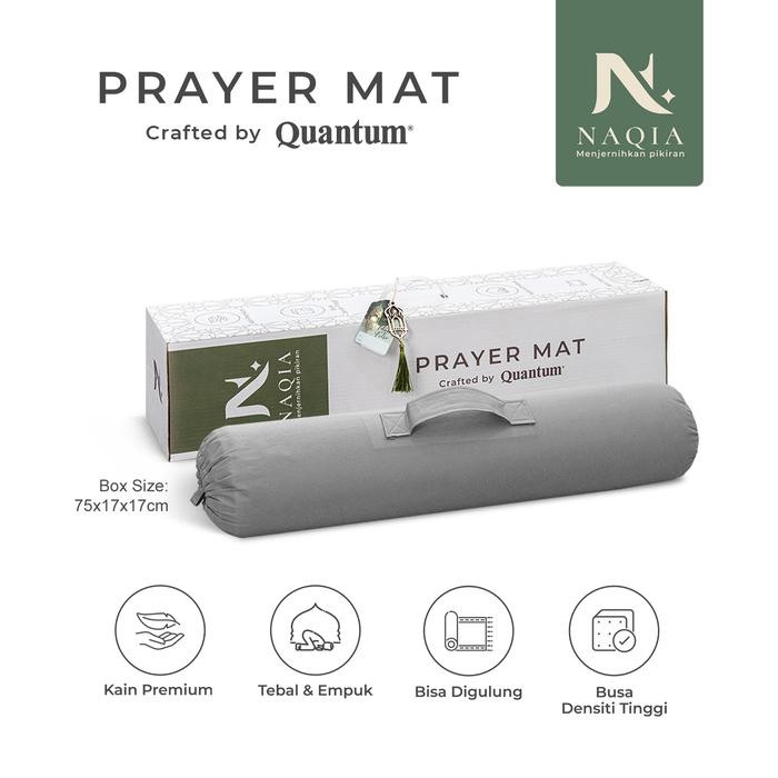Naqia Prayer Mat by Quantum / Sajadah Premium / Tebal&Empuk