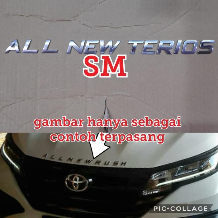 EMBLEM KAP MESIN HOOD EMBLEM TULISAN ALL NEW TERIOS