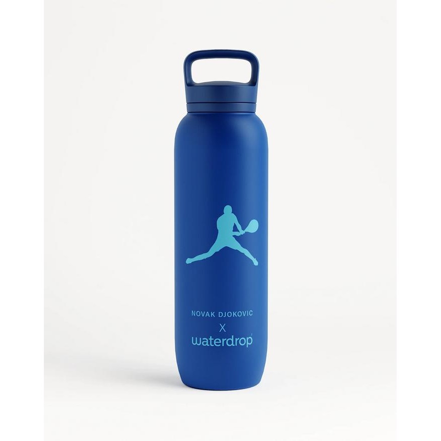Terbaik Waterdrop Novak Djokovic Ocean Blue Player Bottle 2025 Tumbler Novak Djokovic Botol Air