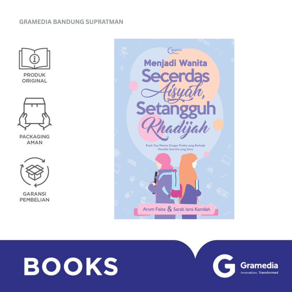 Gramedia Bandung Supratman | MENJADI WANITA SECERDAS AISYAH, SETANGGUH KHADIJAH | Buku Religion & Sp